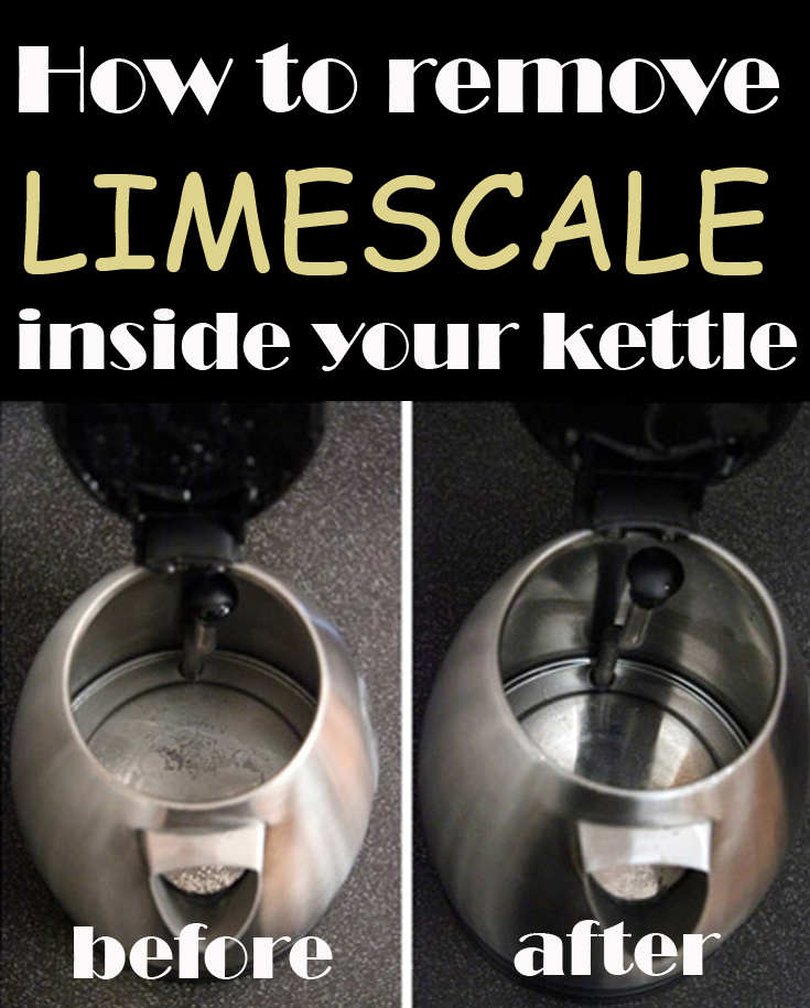 How to remove limescale inside your kettle