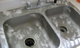 How to remove stains from stainless steel sink