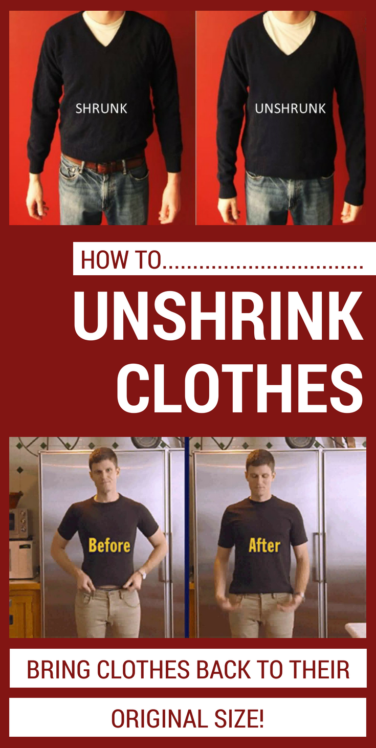 Can You Unshrink A Shirt Reddit How To Unshrink Clothes 101cleaningtips Net