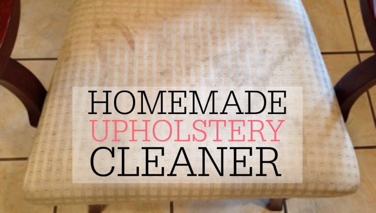Homemade Upholstery Cleaner: Remove Nasty Mud Stains From Textile Upholstery