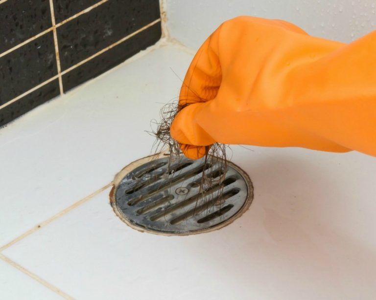 DIY Drain Cleaner To Fix A Stinky Shower Drain